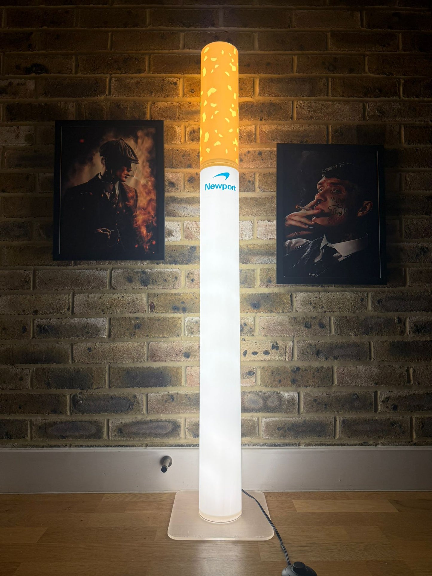 Vintage Style Newport Cigarette Floor Lamp